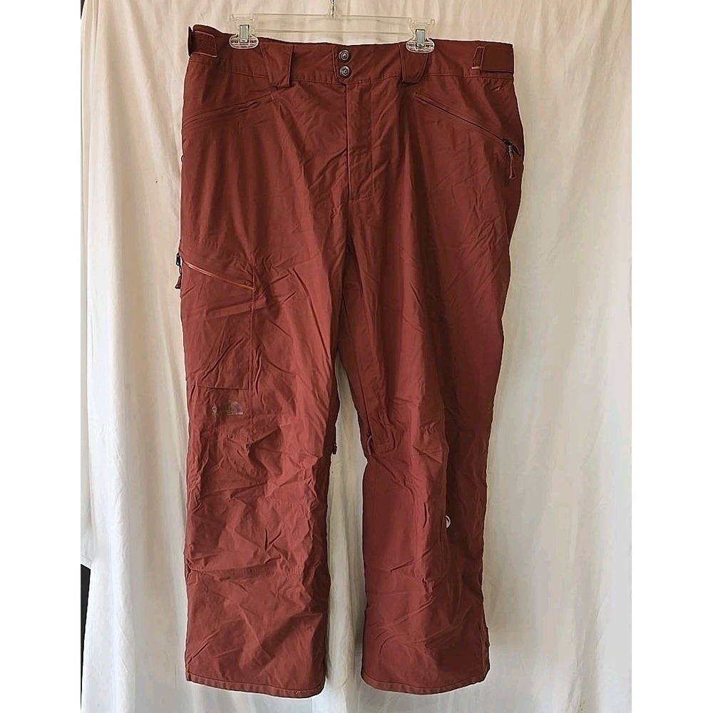 North Face Steep Series Dry Vent Mens XL Redishโ Brown Snow Ski Snowboard Pants
